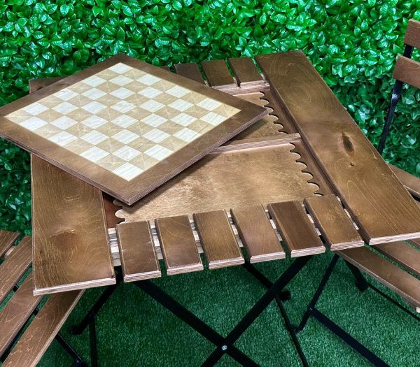 میزوصندلی دونفره تاشو همراه با بازی