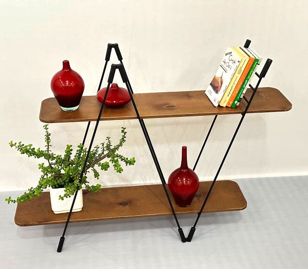 استند چوب و فلز دو طبقه کد 189