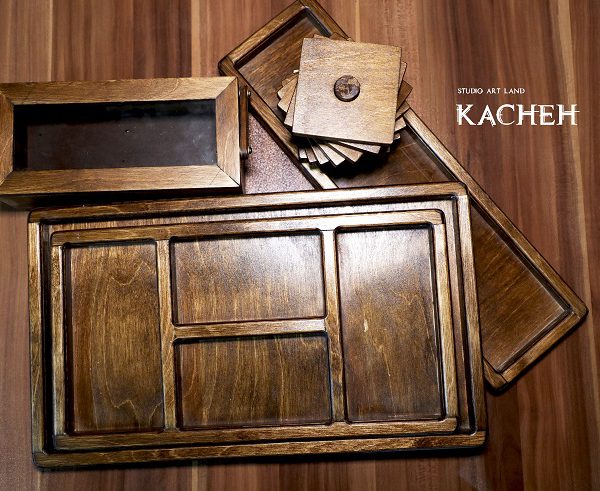 ست پنج تیکه چوبی