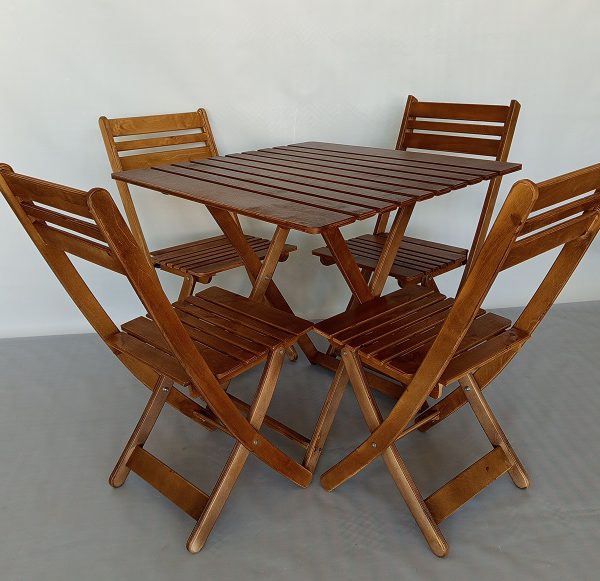 میزو صندلی تاشو چهار نفره نفره کامل چوب